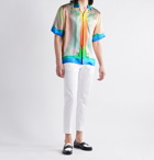 Casablanca - Camp-Collar Printed Linen Shirt - Multi