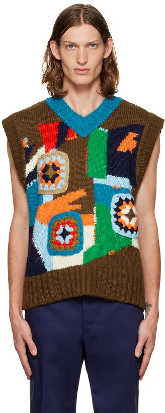 Photo: Andersson Bell Brown Patterned Vest