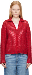 rag & bone Red Khloe Cardigan