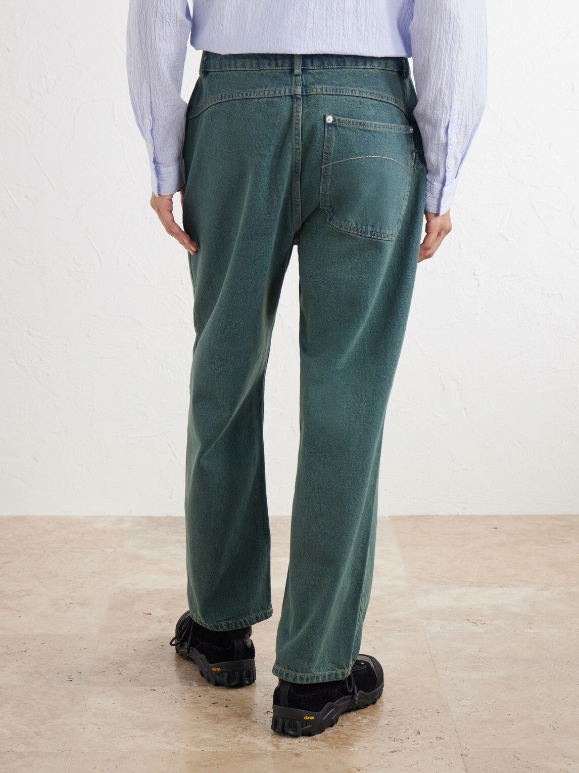 Folk - Barrel-Leg Jeans - Green