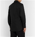 The Row - Ahmet Slim-Fit Sea Island Cotton-Poplin Shirt - Black