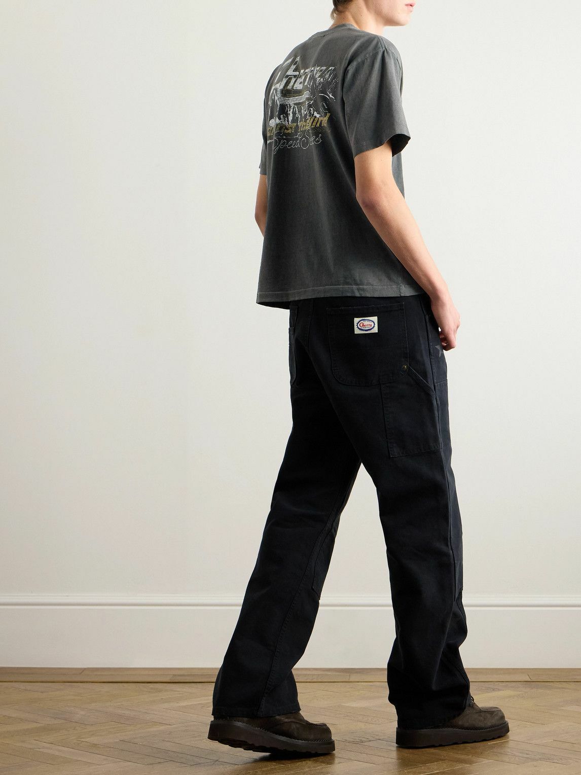 ★KIRSH★ Cherry Front Pocket T-Shirt Grey Charcoal Carhartt WIP S/S Pocket T-Shirt Grey Heather – Black Sheep