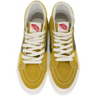 Vans Yellow and Green OG Sk8-Hi LX Sneakers