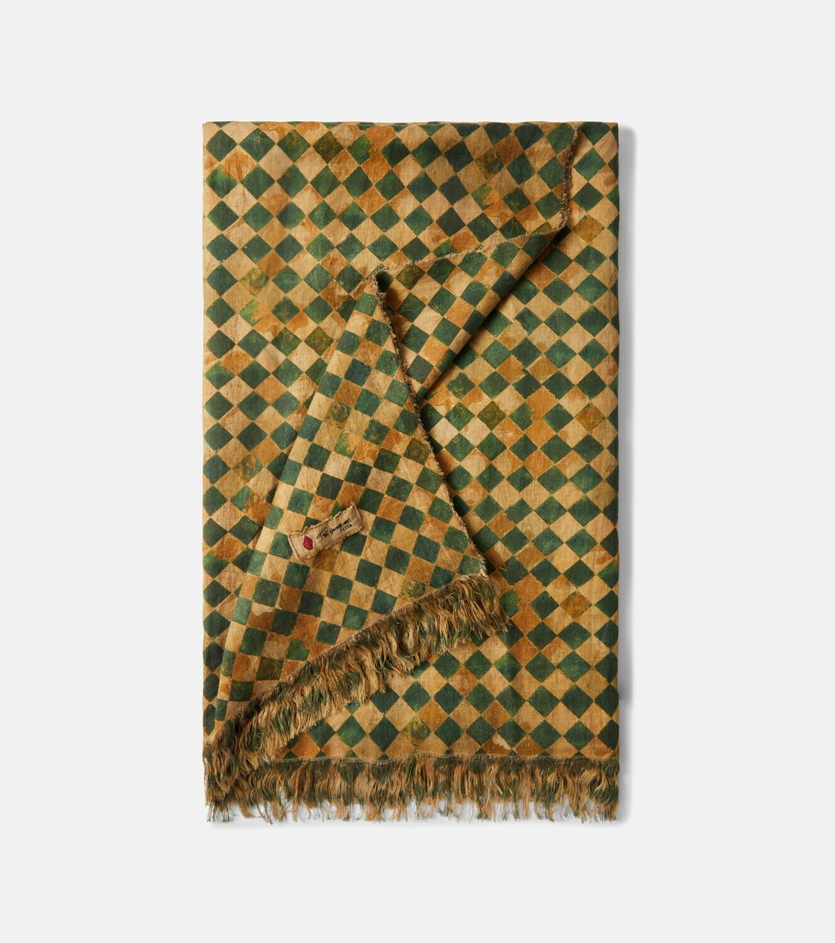 The House of Lyria Tormento checked linen tablecloth