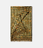 The House of Lyria Tormento checked linen tablecloth