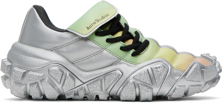 Photo: Acne Studios Silver Chunky Sole Sneakers