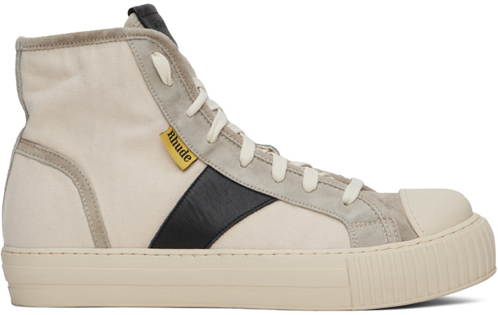 Photo: Rhude Off-White & Gray Bel Airs Sneakers