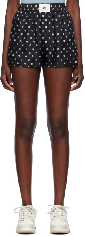 Photo: AMIRI Black MA Paisley Boxer Shorts