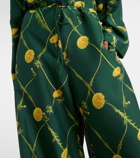 Burberry Floral silk pajama pants