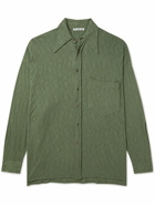 Acne Studios - Oversized Cotton and Modal-Blend Lace Shirt - Green