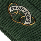 Pass~Port Men's Communal Rings Beanie in Forest Green