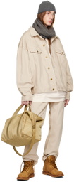 Fear of God ESSENTIALS Taupe Patch Denim Jacket