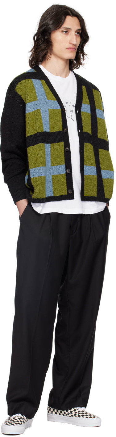Awake NY Black Pleated Trousers