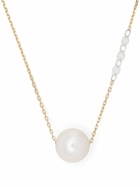 Mizuki 14K Yellow Gold Sea Of Beauty Pearl And Diamond Necklace