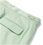 EQUIPMENT - The Original Tapered Pleated Lyocell and Cotton-Blend Twill Trousers - Green