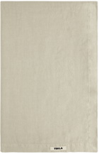 Tekla Grey French Linen Bedspread, Double