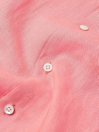 Richard James - Slim-Fit Linen Shirt - Pink