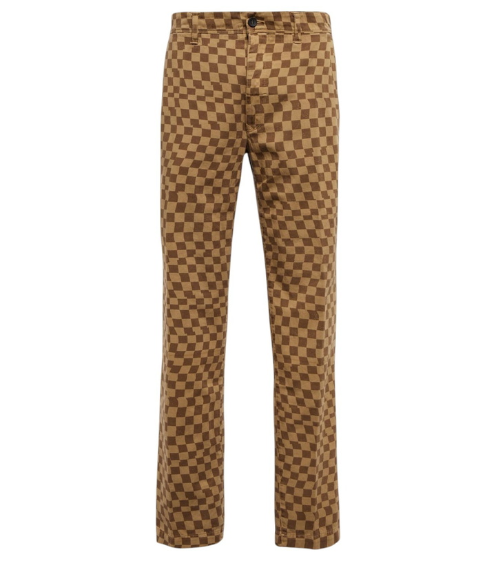 Photo: Incotex x Facetasm Checked straight cotton pants