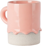 Drippy Pots Pink Cylinder Mug