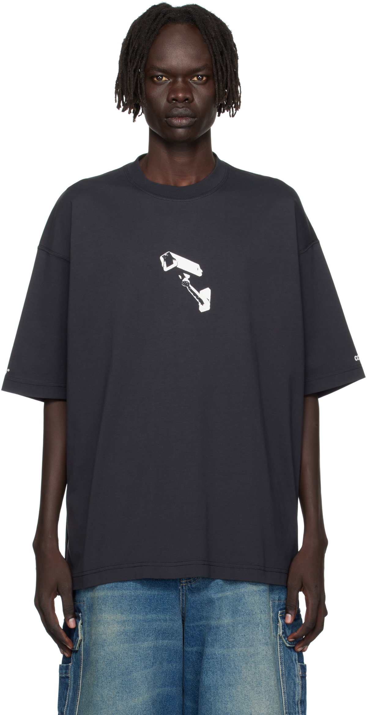 Vetements - Bling Bling Oversized Logo-Studded Cotton-Jersey