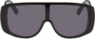 MM6 Maison Margiela Black Mask Sunglasses