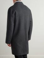 Mr P. - Checked Double-Faced Wool and Cashmere-Blend Coat - Gray