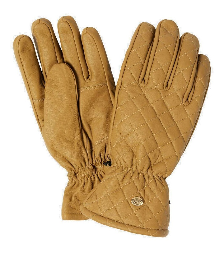 Photo: Goldbergh Nishi quilted leather ski gloves