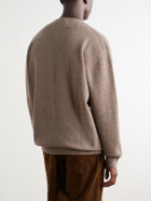 Jil Sander - Cashmere and Wool-Blend Sweater - Brown