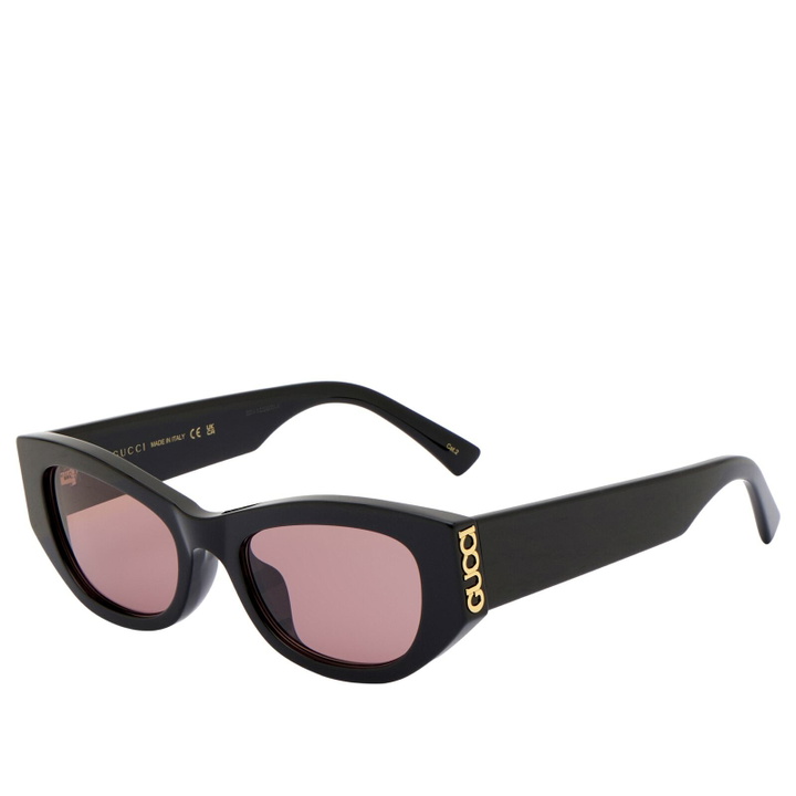 Photo: Gucci Women's GG2044SA Sunglasses in Black/Red 