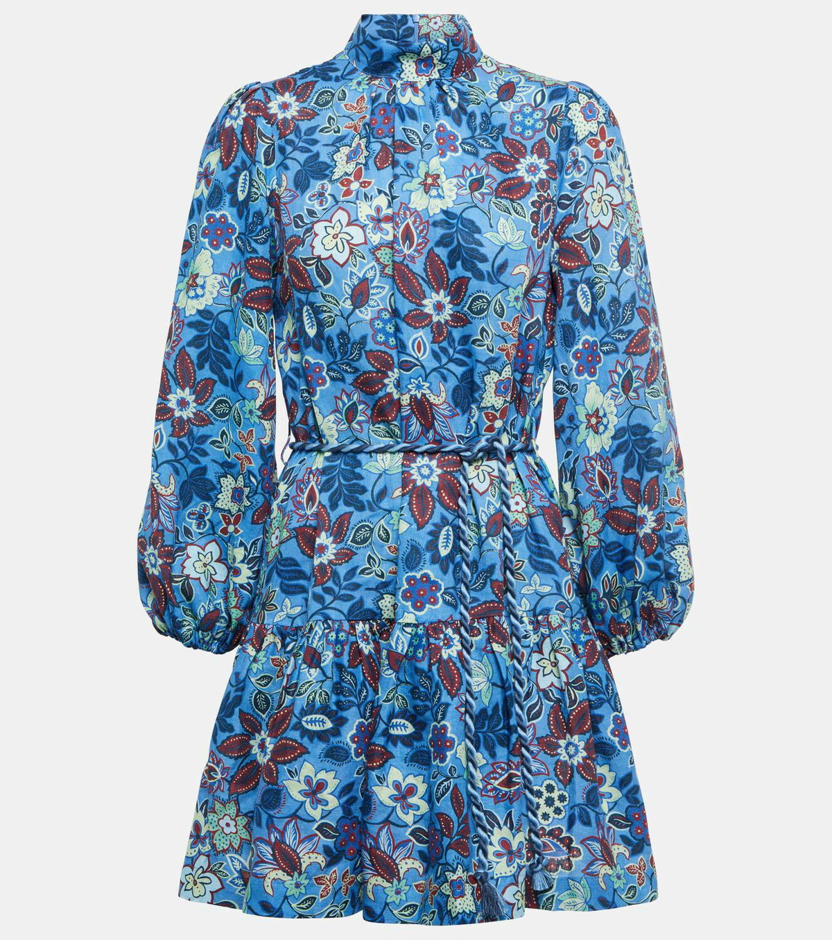 Almais Isabella floral linen minidress ALMAIS