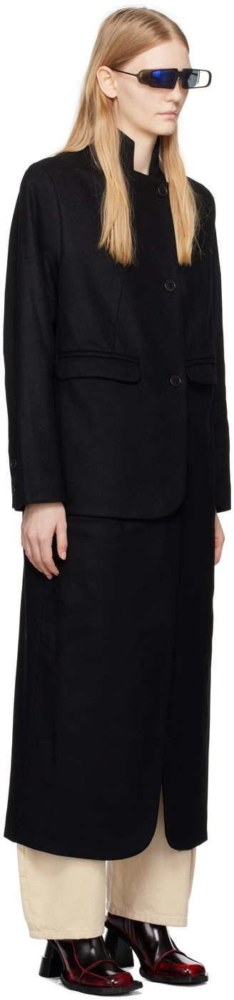 Henrik Vibskov Black Afternoon Coat