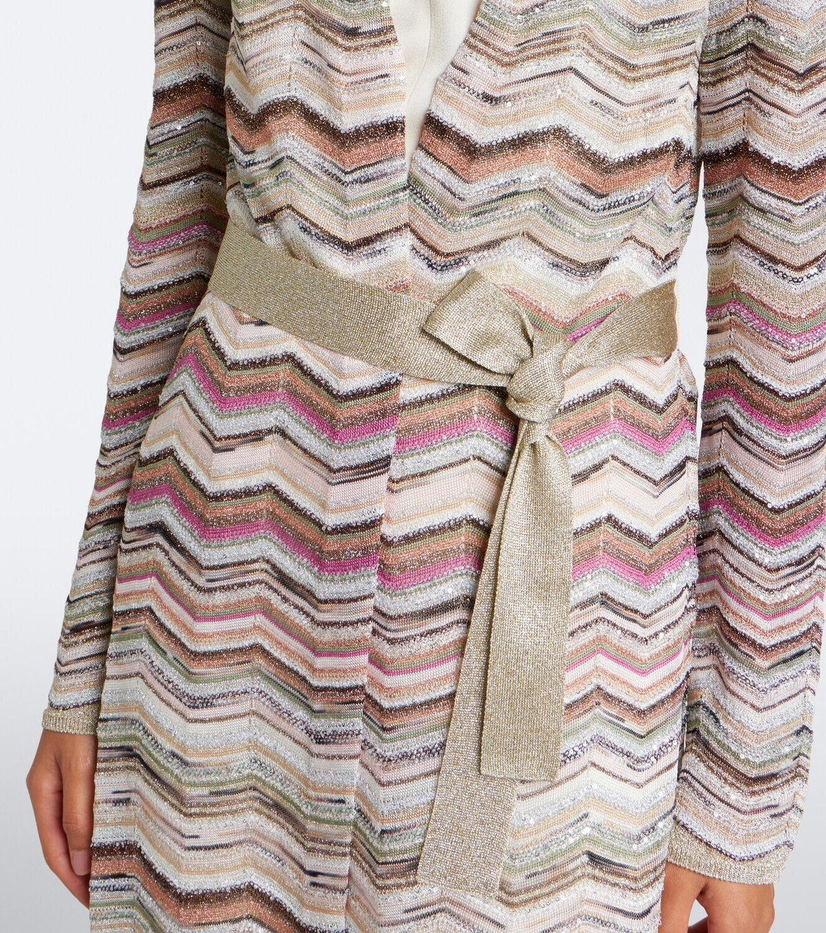 Missoni Zigzag lamé cardigan
