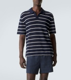 Ralph Lauren Purple Label Striped cotton polo shirt