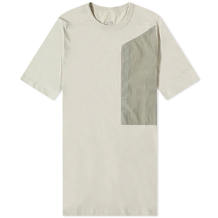 Photo: Rick Owens Men's Pocket Level T-Shirt in Pearl