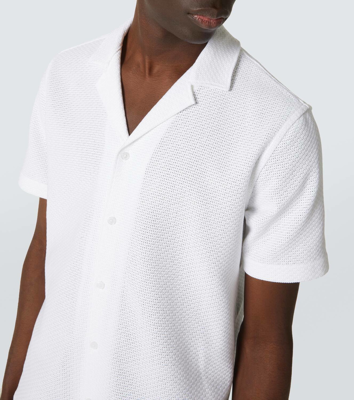 Orlebar Brown Maitan cotton bowling shirt
