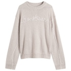 Bram's Fruit Men's Garden Hose Crewneck Knit in Grey Melange