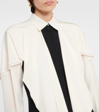 Victoria Beckham Bow-detail silk crêpe de chine blouse