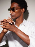 Dior Eyewear - DiorBlackSuit S21U Square-Frame Gold-Tone Sunglasses