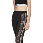 Stella McCartney Black adidas Edition Lace Lounge Pants