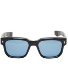 Jacques Marie Mage Men's Plaza Sunglasses in Marquina