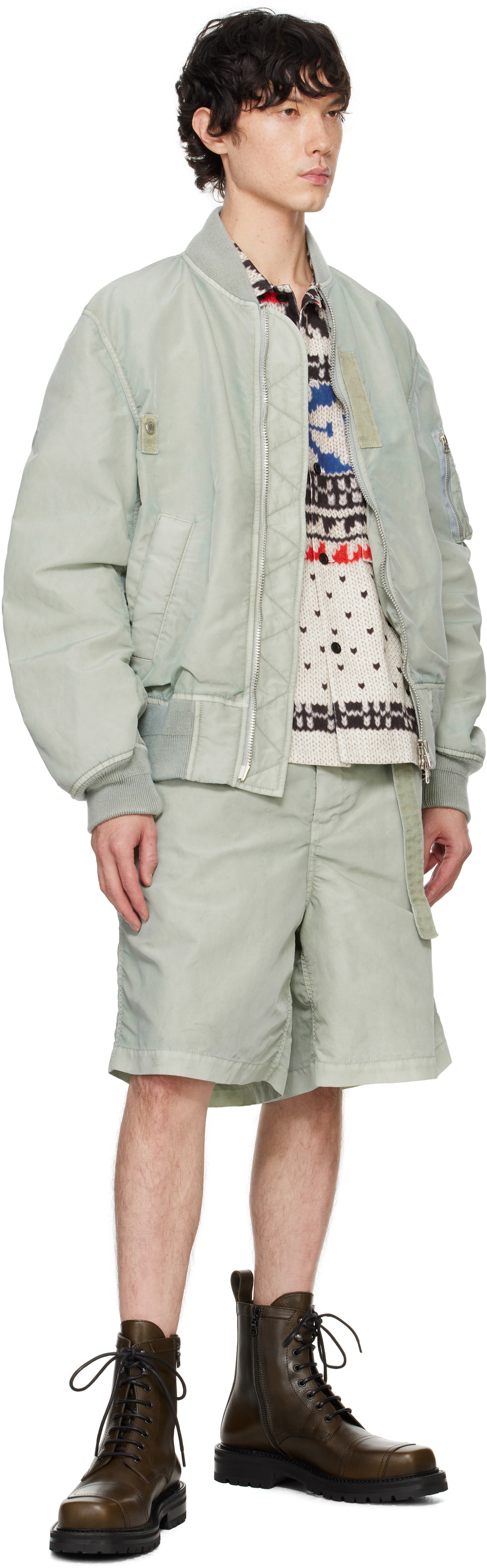 全国送料無料 sacai Garment Dye Blousonジャケット ブルゾン 【公式通販】