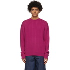 King and Tuckfield Pink Merino Chunky Sweater