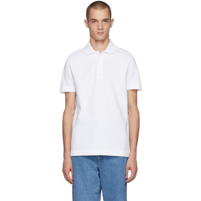 Photo: Loewe White Anagram Polo