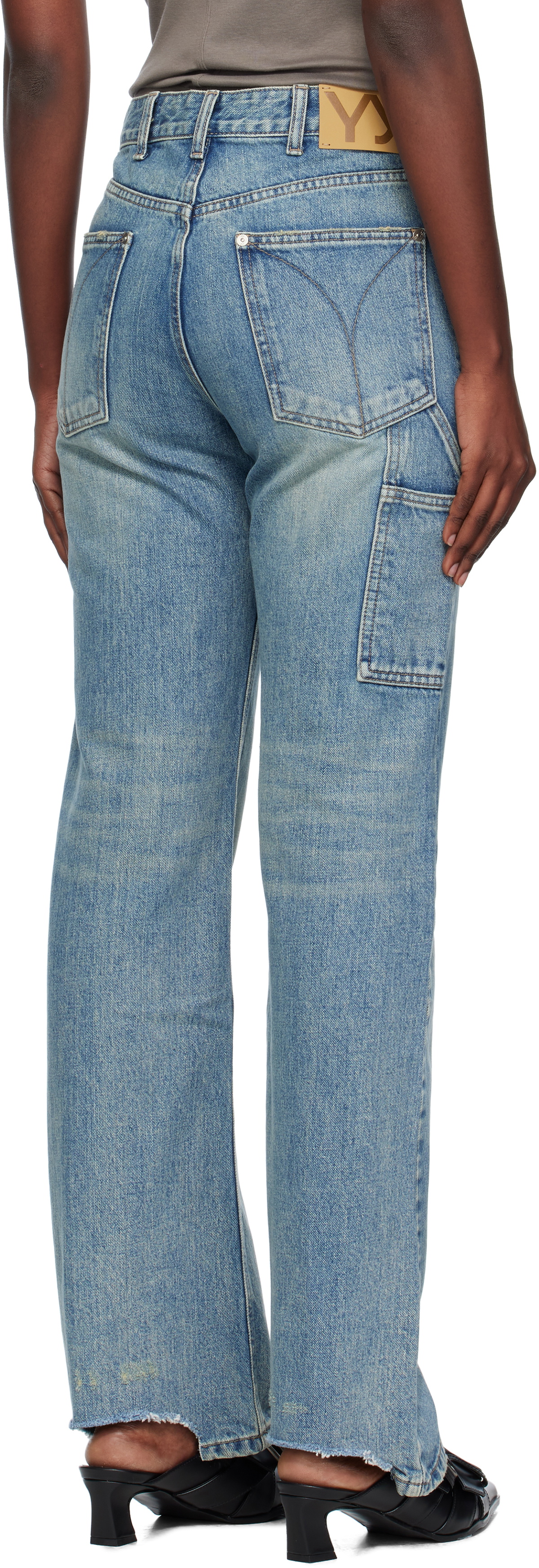 OPEN YY Blue Trucker Jeans
