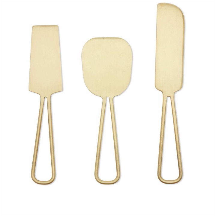 Photo: The Conran Shop Cheese Knives - Set of 3 in Brass 