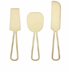 The Conran Shop Cheese Knives - Set of 3 in Brass 