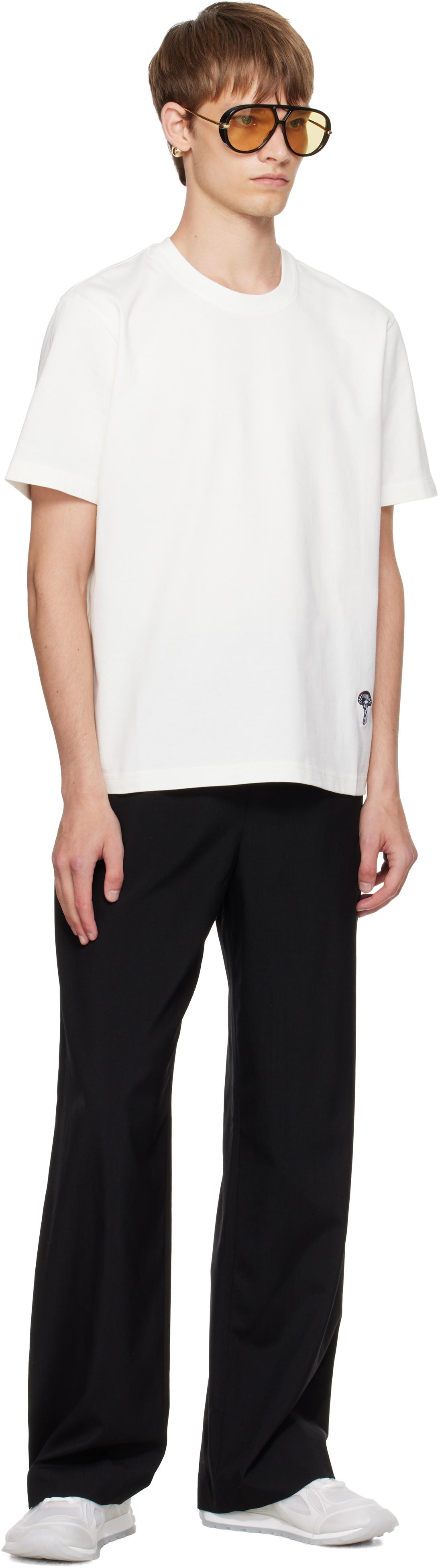 Bottega Veneta Off-White Cotton T-shirt