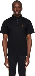 Palm Angels Black Monogram Pin Polo