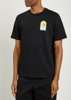 Casablanca L'arche Printed Cotton T-shirt Black