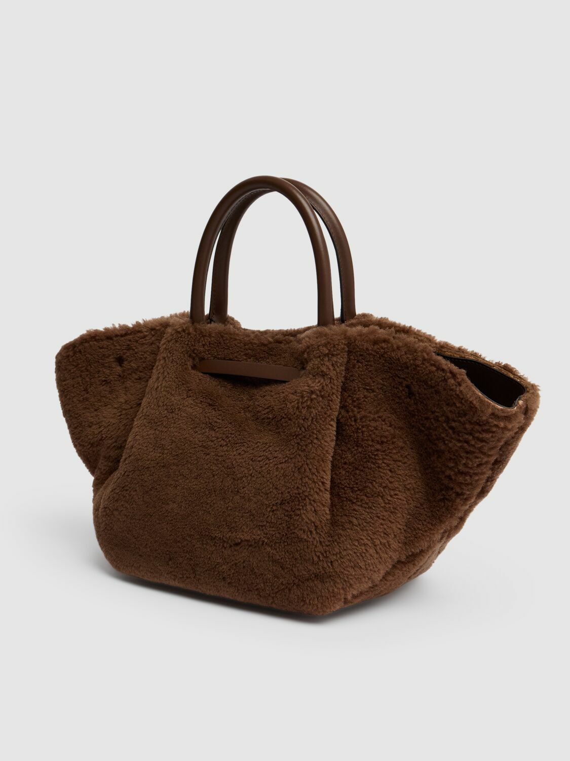 DEMELLIER Midi New York Shearling Tote Bag